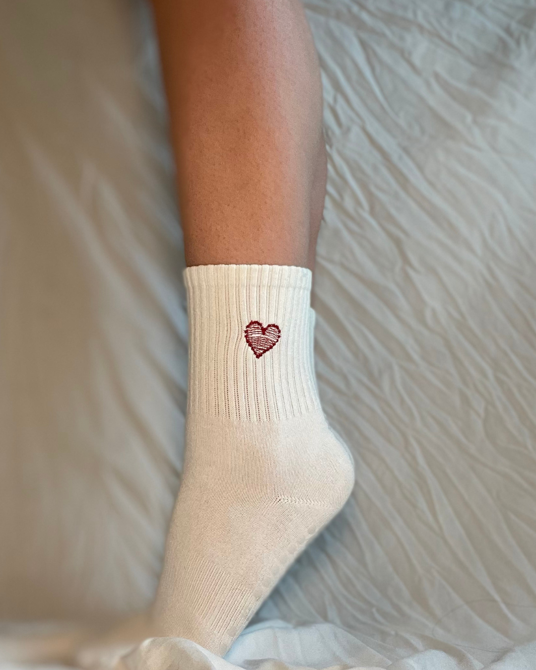 Amor Grip Socks-Valentine's Day