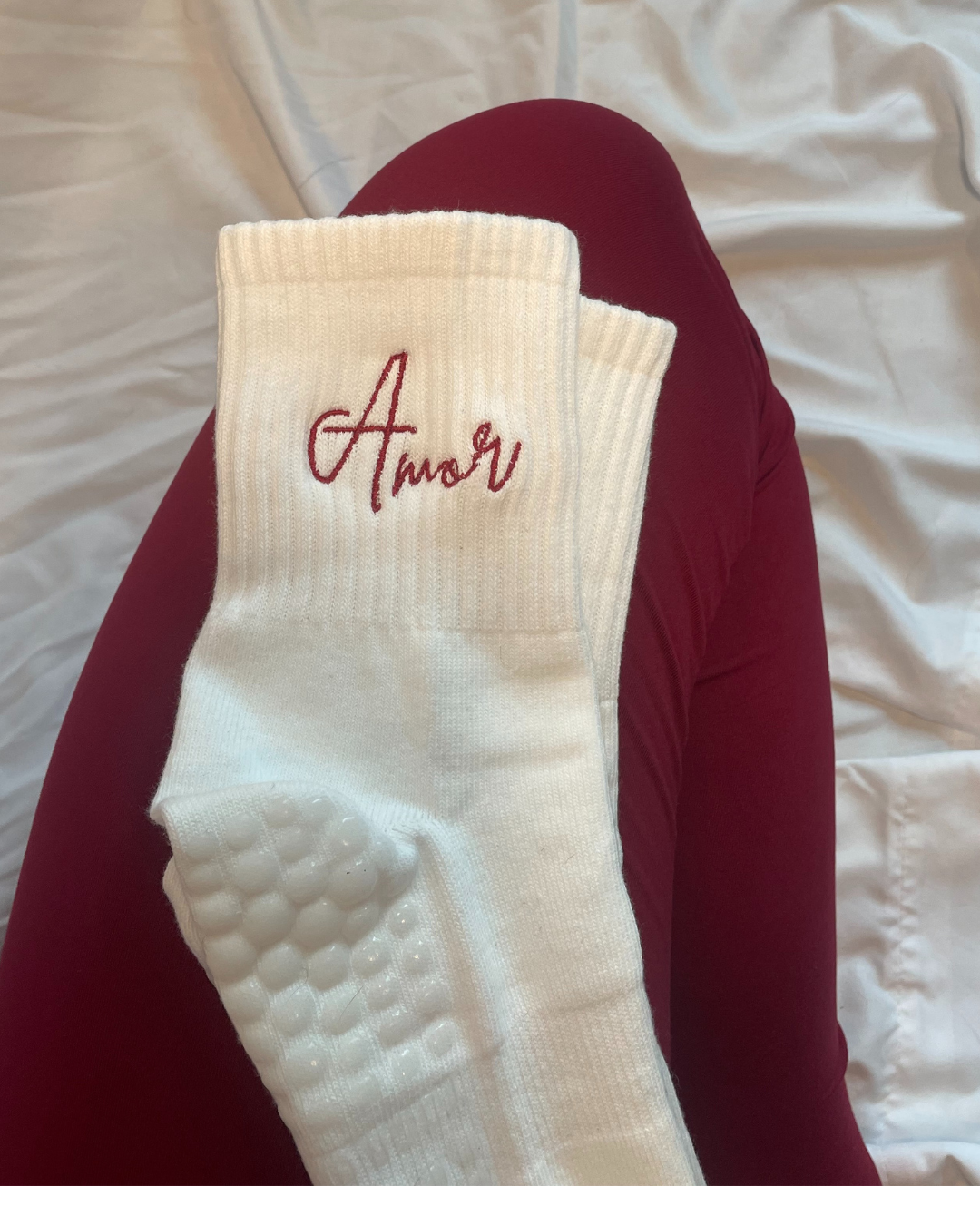 Amor Grip Socks-Valentine's Day