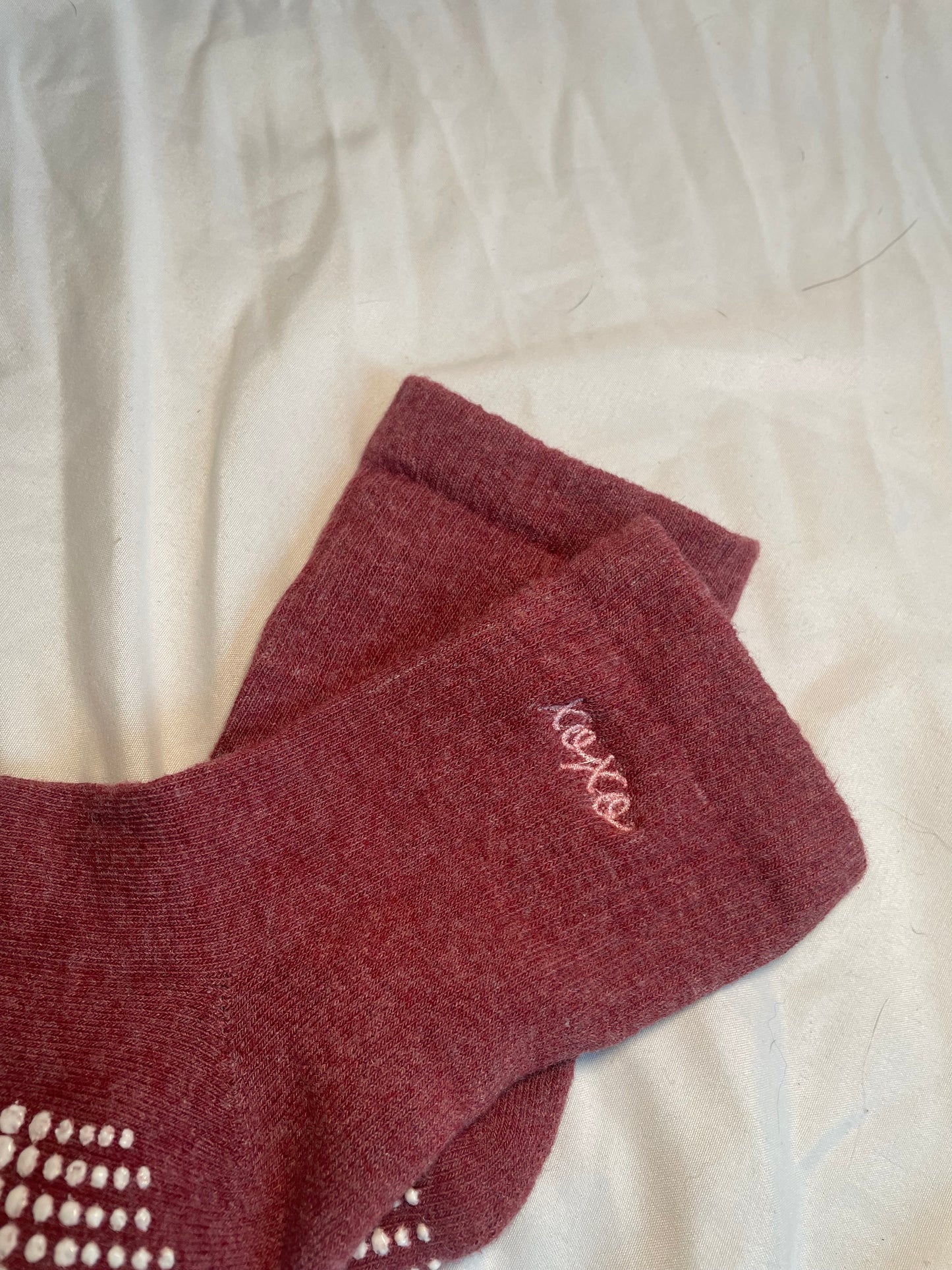 Candy Heart Grip Socks-Valentine's Day